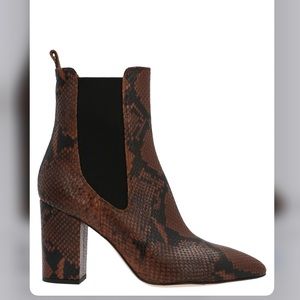 Paris Texas Marrone Python Chelsea Boots 35